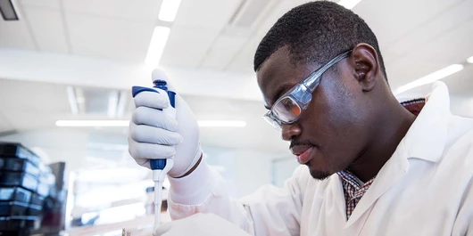 Scientist in lab