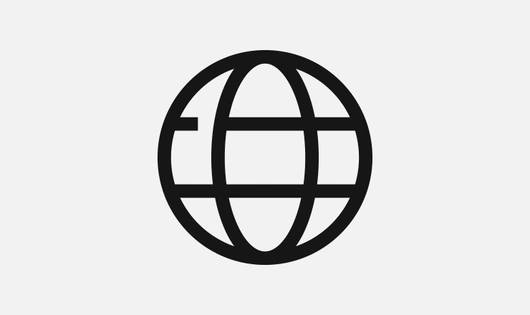 Icon representing a glabe