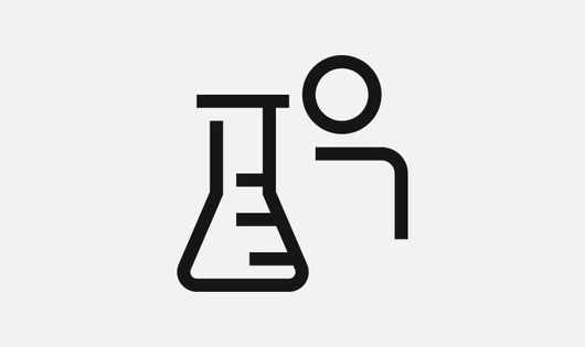 Icon representing lab work